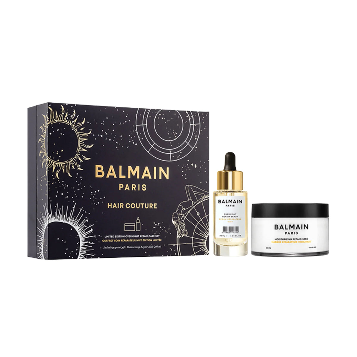Balmain Hair Couture Muse de la Fête Overnight Repair Care Set Limited Edition