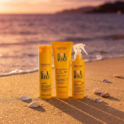 Sol do Rio Beach Waves Cadiveu Professional 175 ml | Spray Effetto Onde con Protezione UV